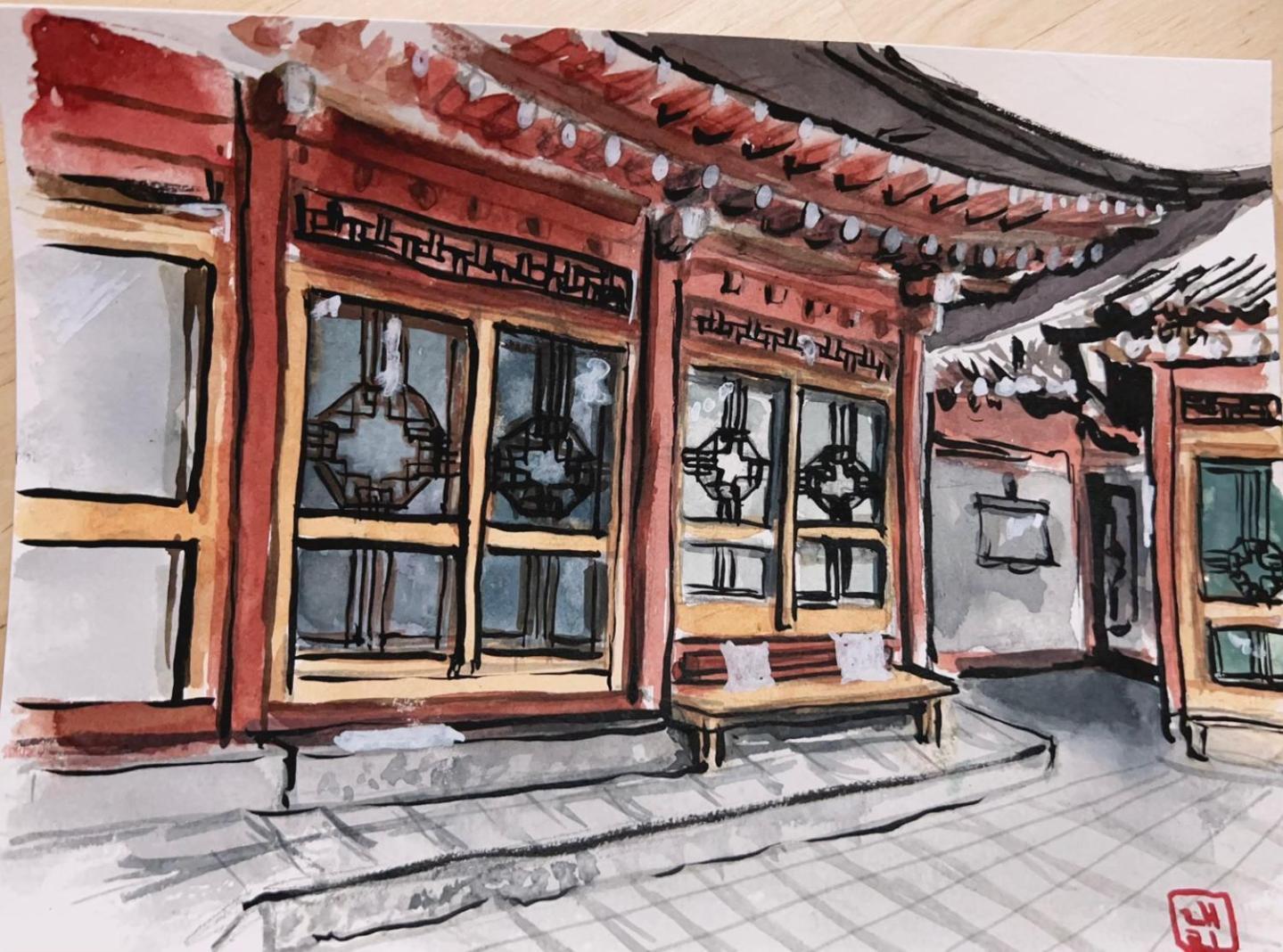 Hanok Guesthouse Suni Seul Esterno foto